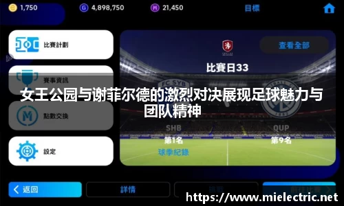 女王公园与谢菲尔德的激烈对决展现足球魅力与团队精神